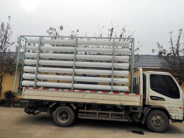 二手25噸單級反滲透設(shè)備裝車